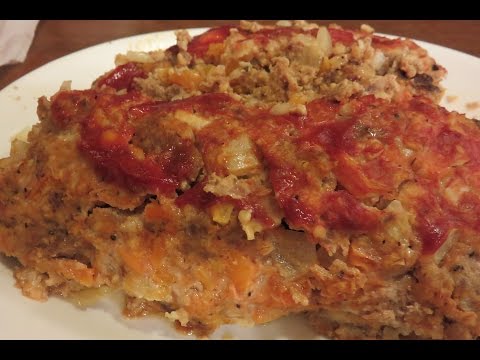 Recipe for a Healthy, Low Carb, Meatloaf Using Ground...