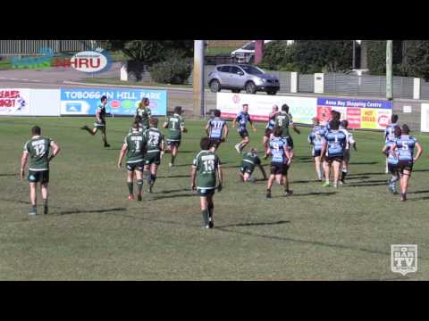 2017 NHRU Round 9 Colts Highlights - Nelson Bay Gropers Vs Merewether Carlton