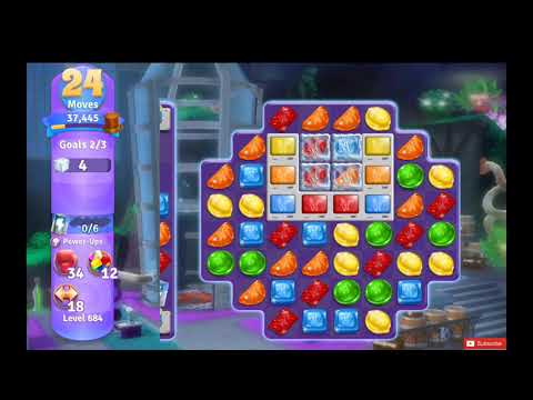 Wonka's World of Candy Level 684 NO BOOSTERS - A S GAMING ✔