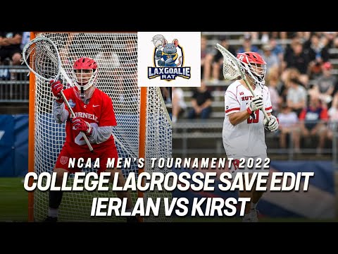Chayse Ierlan (Cornell) vs Colin Kirst (Rutgers) - College Lacrosse Save Edit - 5/28/2022