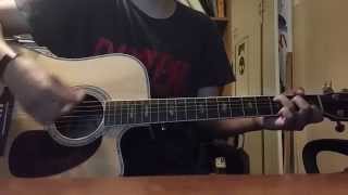 Saint Asonia - Waste My Time Acoustic Guitar Cover (TABS + LYRICS)