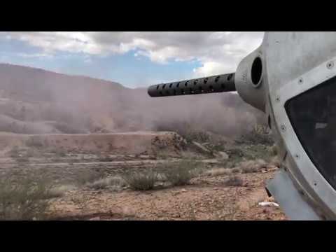 Ball turret live fire at the Big Sandy machine gun shoot. bombercamp.org