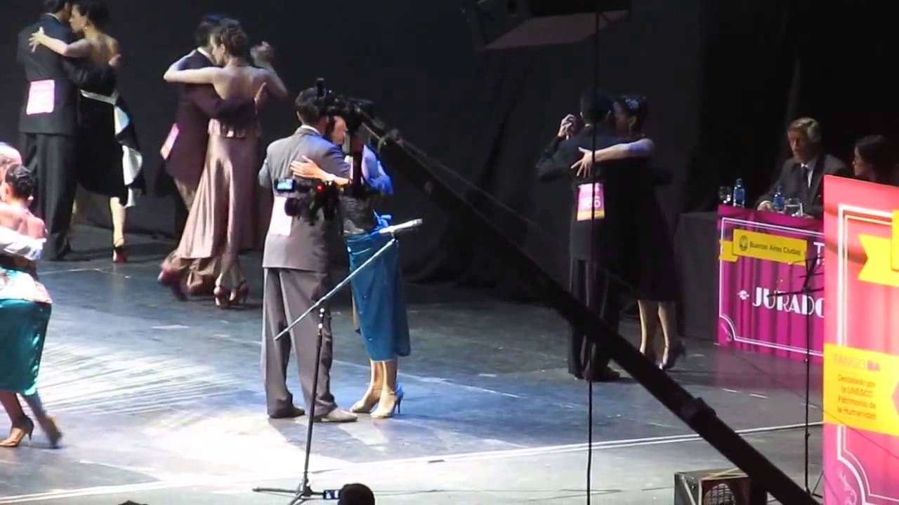 Raul Pardo y Yamila Herlein Final del Campeonato Mundial de Tango Pista 2013 Ronda I Tango III)