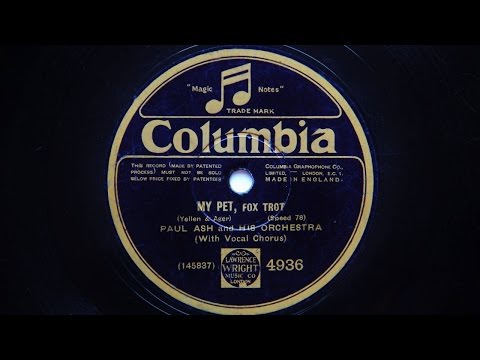 Paul Ash and His Orchestra - My Pet