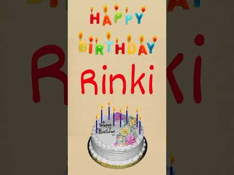 Happy Birthday Rinki🎂🎂, #shorts #happybirthday #rinki || Amazing Birthday Video's🎂🎂 ||