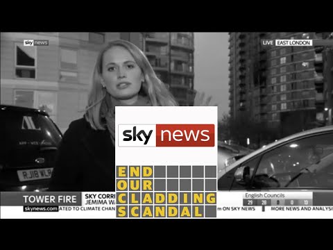 Cladding Scandal: New Providence Wharf Fire - Sky News - 07/05/21