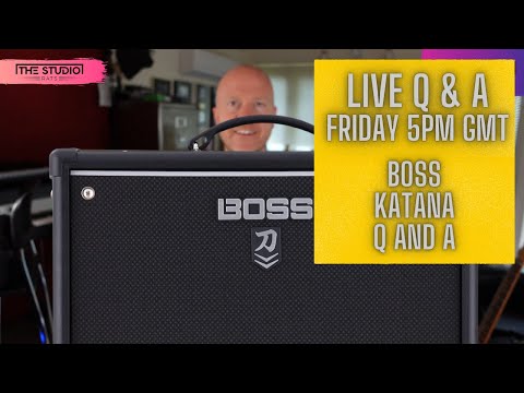 The Studio Rats Katana Live Friday 5pm GMT - Using The Katana As A Pedal Platform.