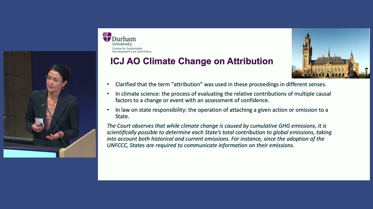 Second Conference on Attribution Science and Climate Law  (Day Two: Session 2)
