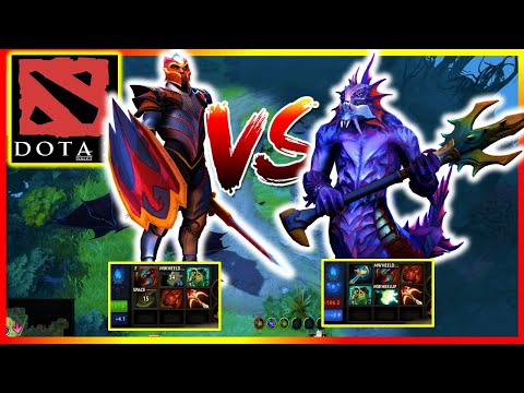 DOTA 2 SLARDAR VS DRAGON KNIGHT