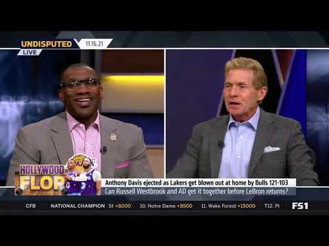 UNDISPUTED   Shannon SHOCKED Anthony Davis ejected as Lakers get blow out by Bulls 121 103