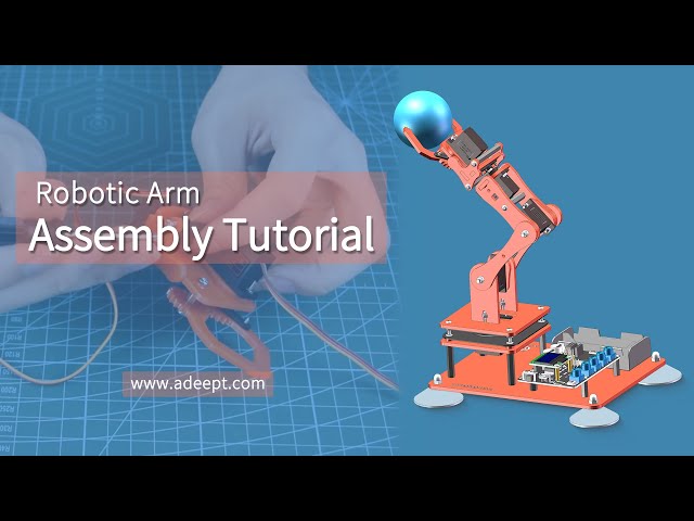 Vídeo relacionado con Adeept Kit de brazo robótico 5-DOF compatible con Arduino IDE | Kit de robot DIY | Steam Robot Arm Kit con pantalla OLED | Procesamiento de código y tutorial PDF a través del enlace de descarga