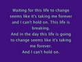 The Red Jumpsuit Apparatus Waiting with Lyrics