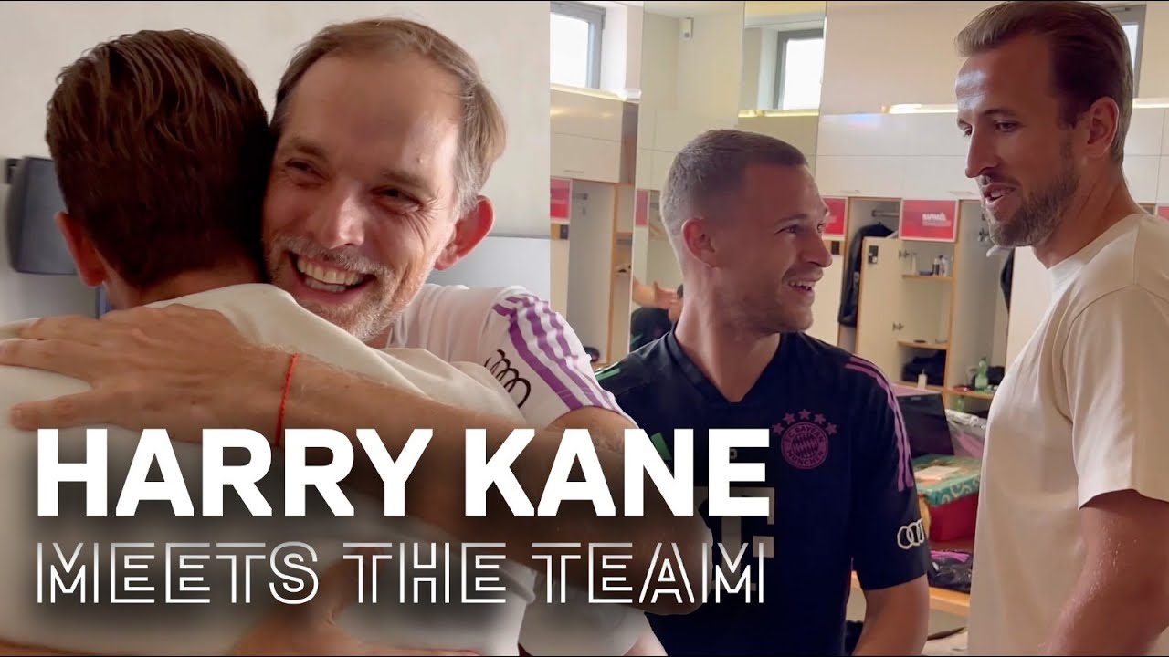 Harry Kane meets Musiala, Müller, Kimmich, Tuchel & Co. | Behind the Scenes #ServusHarry