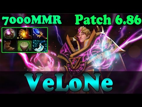 Dota 2 - Patch 6.86 : VeLoNe 7000 MMR Plays Invoker Vol 1 - Ranked Match Gameplay!