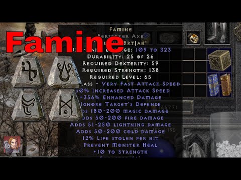 D2R Runewords - Famine (Fal Ohm Ort Jah)