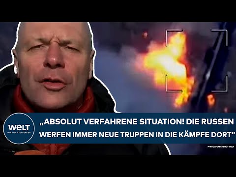 PUTINS KRIEG: "Absolut verfahrene Situation! Russen werfen immer neue Truppen in die Kämpfe dort!"