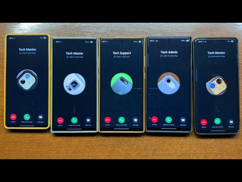 Samsung Galaxy S25 vs S24 vs S23 vs S22 vs S21 Ultra WhatsApp Incoming Call in Leather Cases