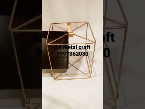 Iran git box gold rectangular metal bow hamper basket bow ba...