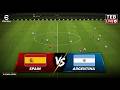 Live Spain Vs Argentina I EFootball Video Game Simulation I 20 July 2026