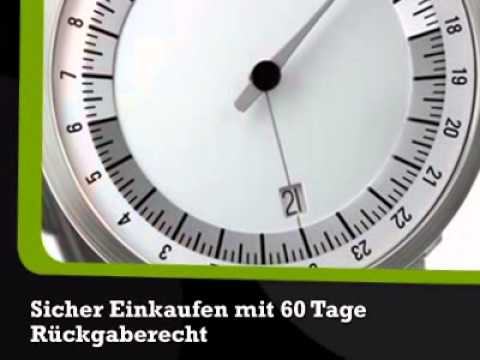 UNO 24 Einzeigeruhr Edelstahlarmband - Ella-Home.de