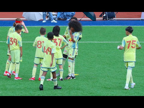 New York Red Bulls Academy vs. New York City FC U12 Derby 2nd half game highlights 04/26/2025