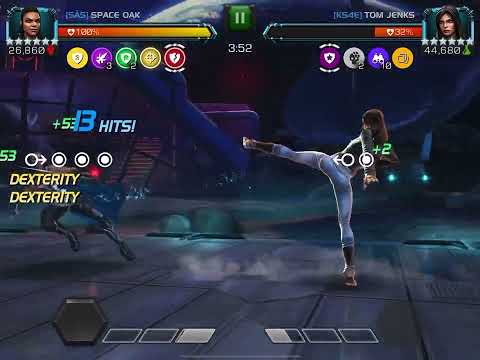 AW Season 43 path 6 node 19 Valkyrie vs Jessica Jones