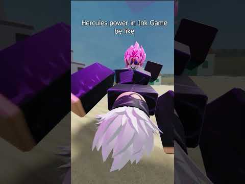 Hercules Power-Up Be Like 💪😎🔥(Ink Game) #roblox #robloxmemes #inkgame #funny