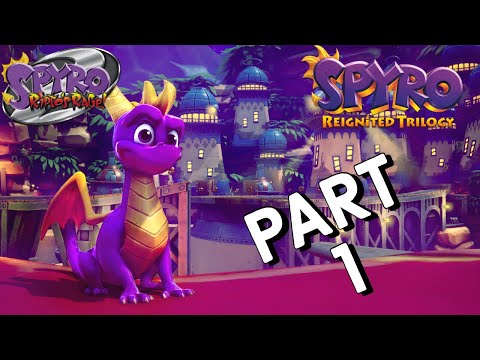 Spyro 2: Ripto's Rage Walkthrough Gameplay Part 1 (Reignited Trilogy)