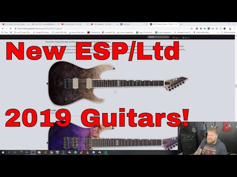 ESP 2019 New Guitars - NAMM Announcement Review