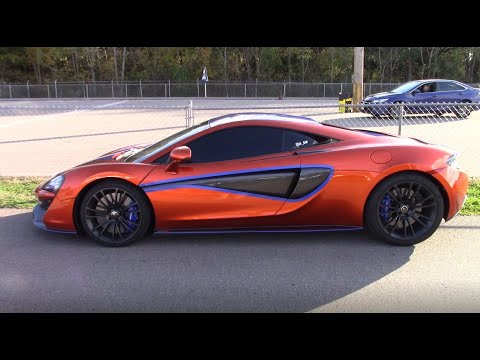 Mclaren 570 In The 1/4 Mile vs Mazda Miata - Drag Race