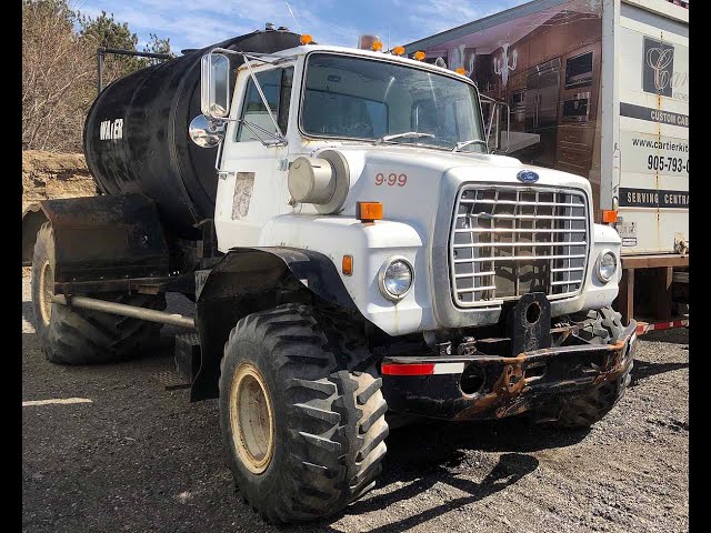 1985 Ford 6500 Cat 10 4l Off Highway Rigid Water Truck N 6419