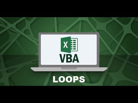 Excel VBA for beginners #7, Control Flow part 2 : LOOPS
