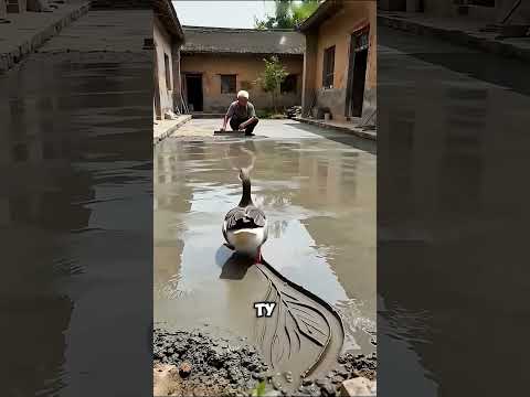 Утка удивила всех, сделав это 🦆❤️ #short
