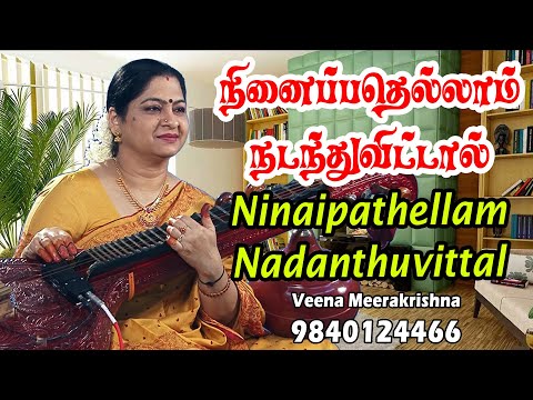 நினைப்பதெல்லாம் நடந்துவிட்டால் | Ninaipathellam | - film Instrumental by Veena Meerakrishna
