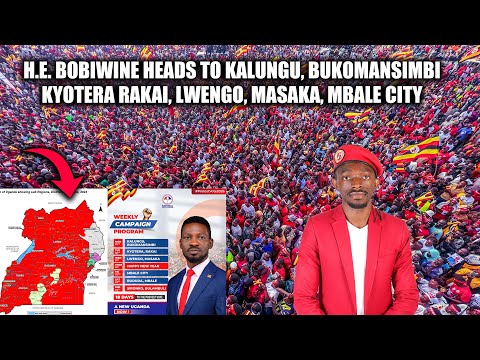 H.E. Bobiwine heads to Kalungu, Bukomansimbi, Kyotera, Mbale City, Lwengo, Masaka - Recap of Mpigi