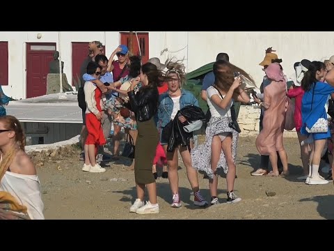 A Windy Day in Mykonos