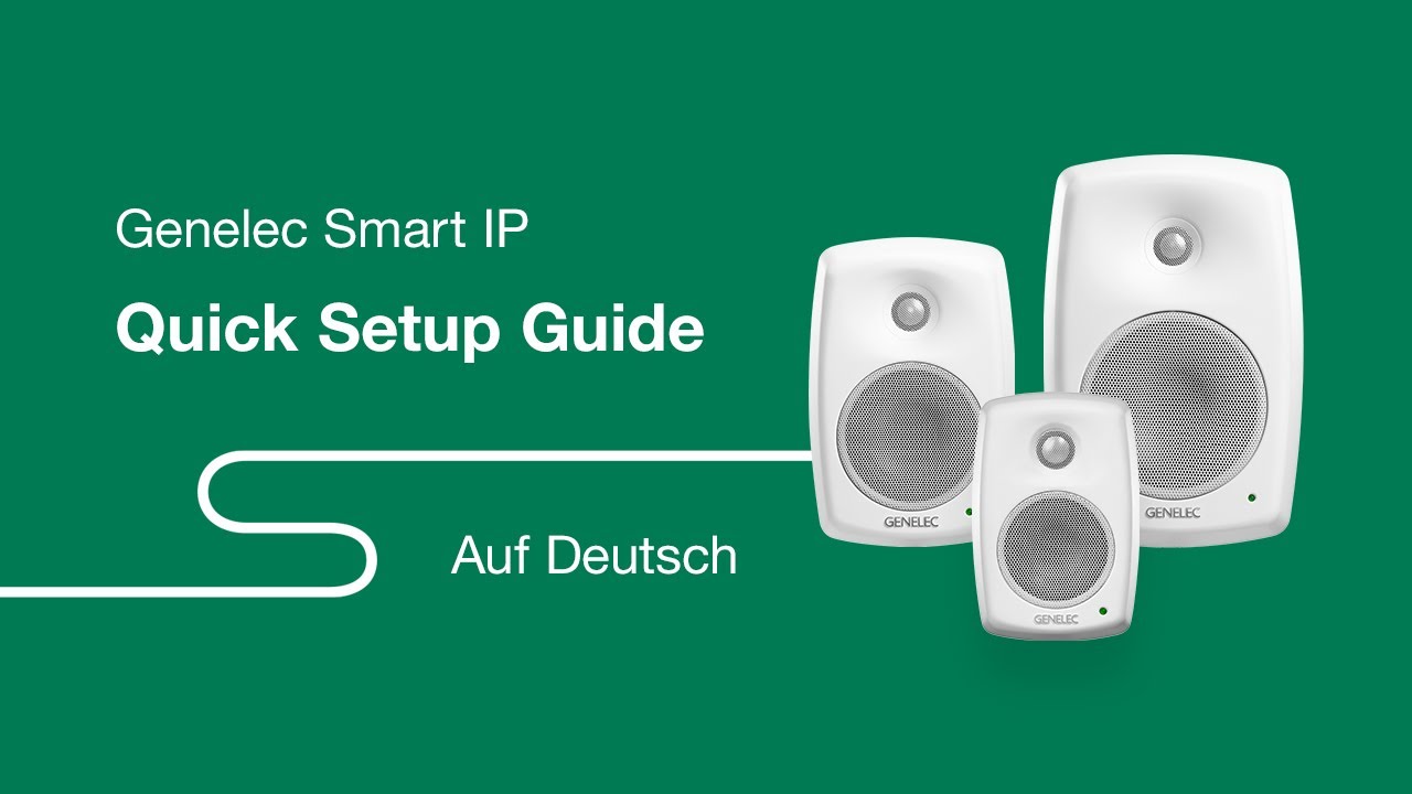 Video: Genelec Smart IP | Quick Setup Guide - So richtet Ihr ein einfaches Audio-over-IP System ein