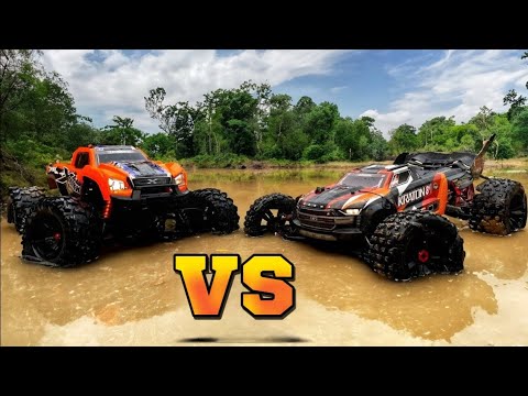 Traxxas X-Maxx vs ARRMA Kraton 8S 💪 | Epic RC Super Glue Battle (Part 1) 