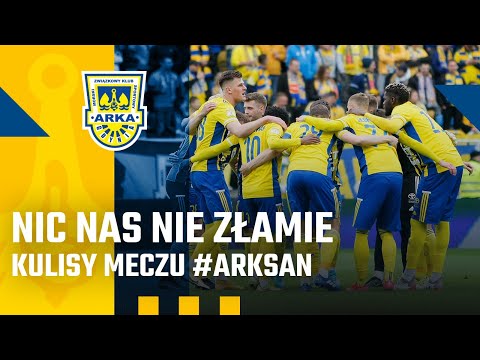 ARKA GDYNIA - SANDECJA 2:1. KULISY MECZU