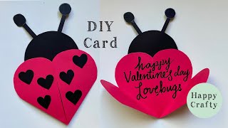 DIY Love Bug Card | Valentine's Day Crafts for Kids