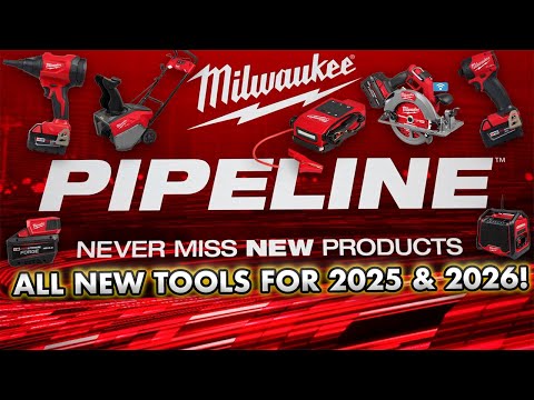 New Tools from Milwaukee Pipeline! New Tools for 2026!