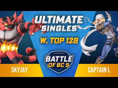 Skyjay (Incineroar) vs Captain L (Sheik) - Ultimate Singles Winners Top 128 - Battle of BC 5