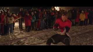 In “Tug of War,” professional strongman and actor Hafthor “Thor” Bjornsson takes on a Cat® D10T Dozer 