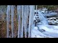 Winter Polaris Ranger XP 1000 UTV Trail Ride to Frozen Waterfall