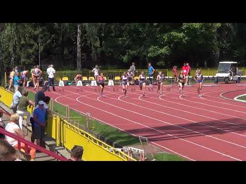 100m kobiet bieg 2 - Poznań 21.07.2018