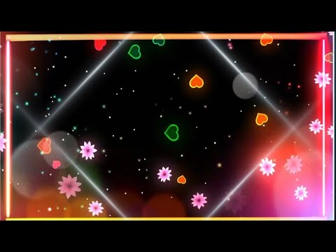 Light frame kinemaster effect Background video HD | flower stars ( jabir jhankar music )