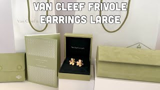 Van Cleef & Arpels Frivole Earrings Large Model✨ | Birthday Van Cleef & Arpels Unboxing