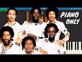 The Commodores - Easy - Piano Parts ONLY Tutorial