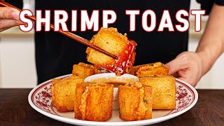 Even Seafood Haters Will Love This Crispy Golden Brown Shrimp Toast!