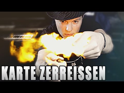 KARTE ZERREISSEN UND WIEDERHERSTELLEN - Kartentricks mit Erklärung auf Deutsch